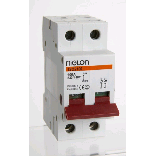 Niglon Main Isolator 2P 100A 