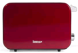 Igenix 2 Slice Red Toaster 