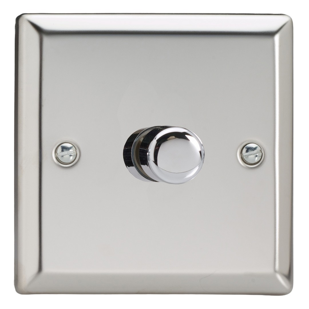 Varilight 1 Gang 2Way Mirror Chrome LED Dimmer Switch