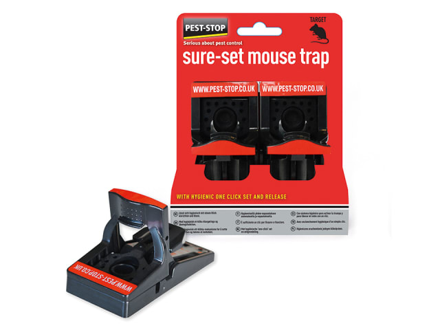 Pest-Stop Sure Set Mouse Trap Plastic x 2 