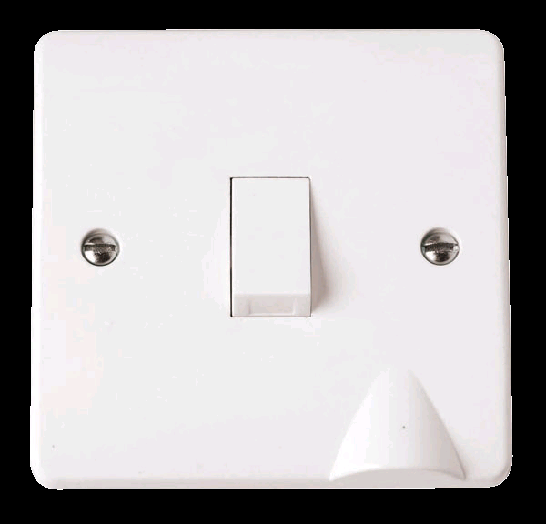 Click 20A DP Switch with Optional Flex Outlet Through Bottom 