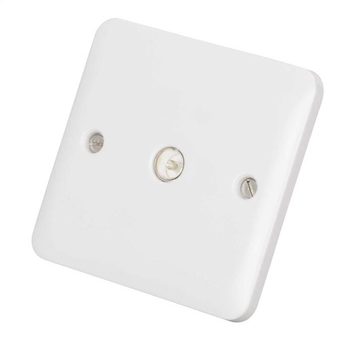 Schneider Lisse 1 Gang Co-Axial Outlet