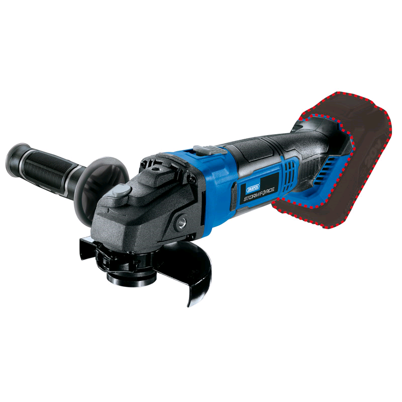 Draper Stormforce 20V 115mm Angle Grinder (Naked) 