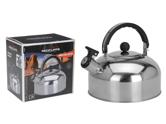 REDCLIFFS YL9040420 Whistling Kettle Stainless Steel  5370455