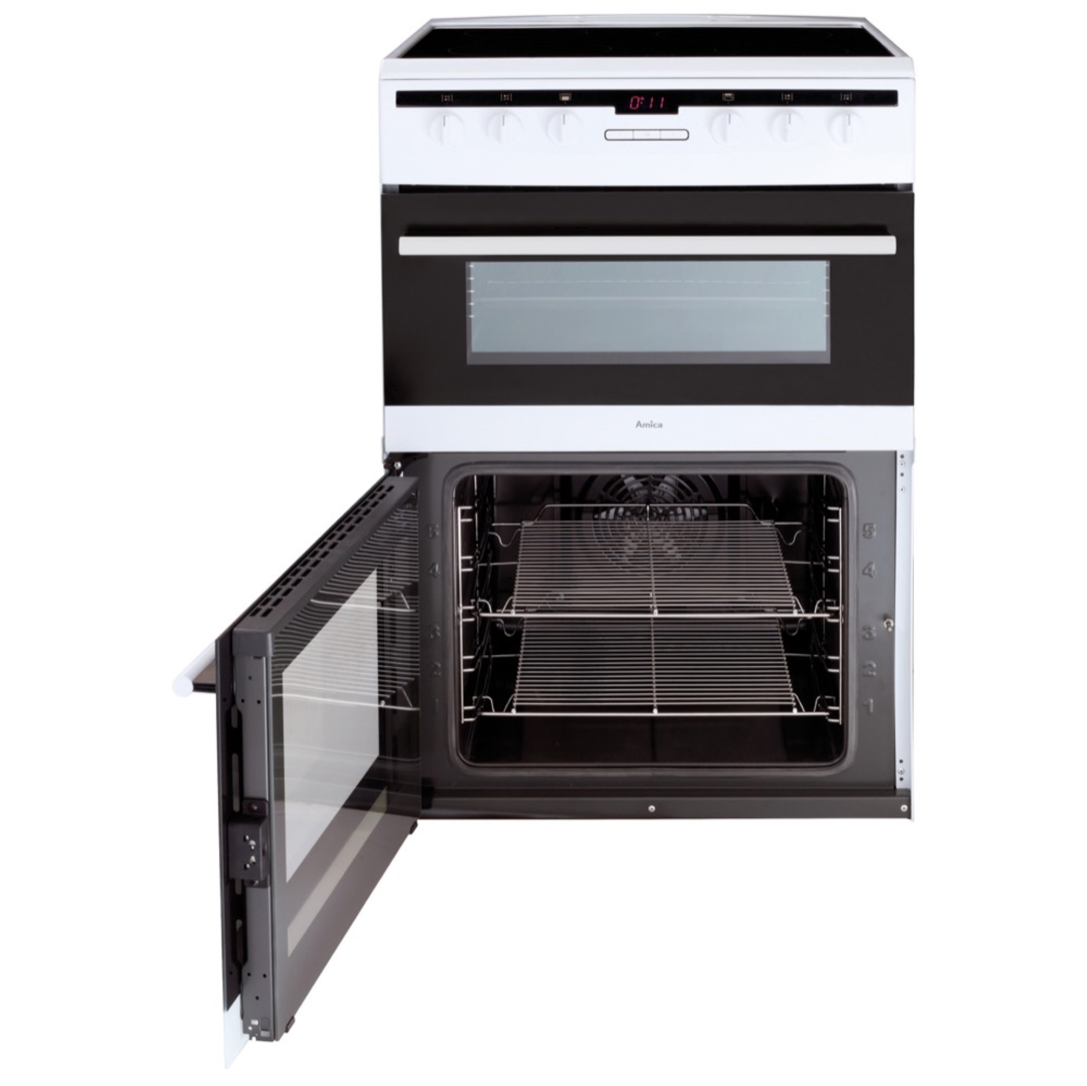 Amica AFC8550WH 60cm freestanding cooker Double Oven Cooker 