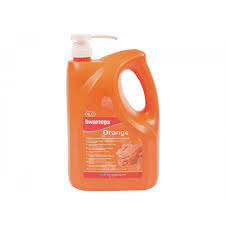 Swarfega Orange Hand Cleaner Pump Top Bottle 4 litre