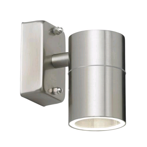 Endon Canon Wall Light 35W Polished Stainless Steel