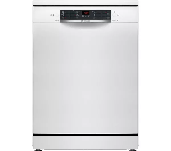 Bosch Series 2 SMS26AW08G Standard Dishwasher - White 12 Place Setting - E Rated