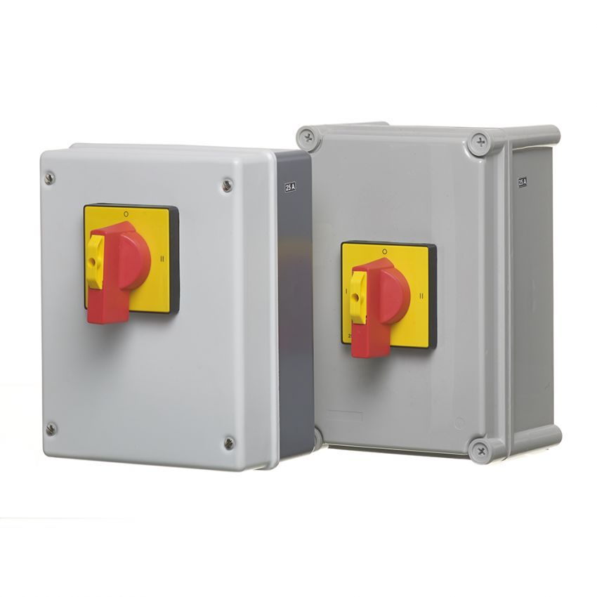 Europa 25A 4 Pole Changeover Switch (Metal Clad) 