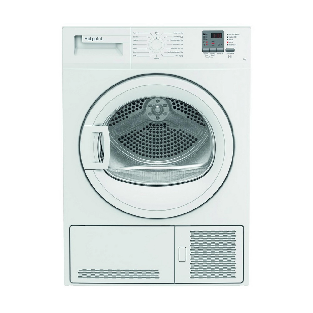 Hotpoint CHDC92WWGDUK 9kg Condenser Tumble Dryer in White B Rated Sensor Dry