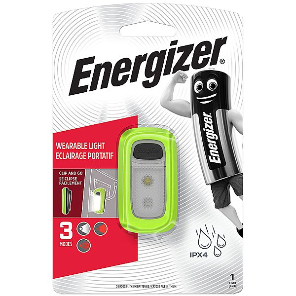 Energizer LP00281 LED Wearable 30 Lumen Clip Light/Torch