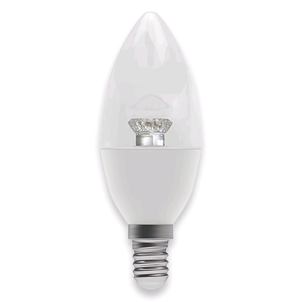Bel 2.1w SES LED Clear Candle Dimmable 4000k