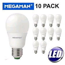 Megaman 8.8w ES LED Warm White 10pk 