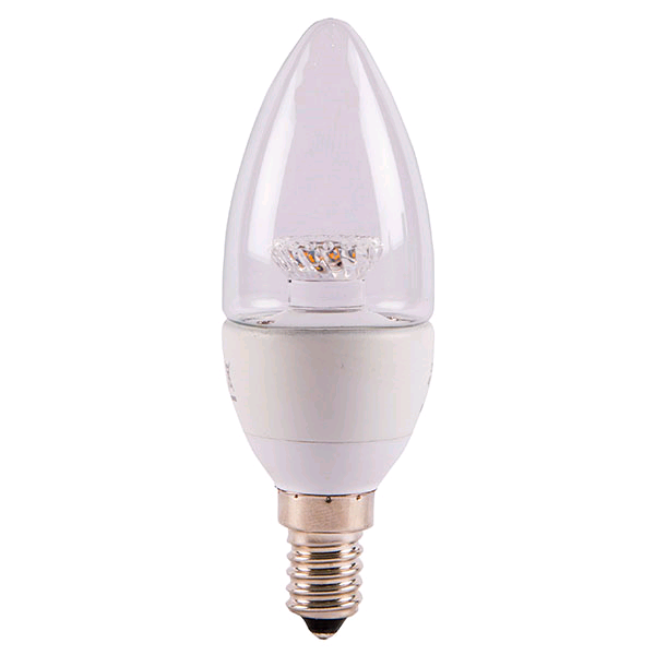 Bell 4w SES LED Clear Candle Warm White 