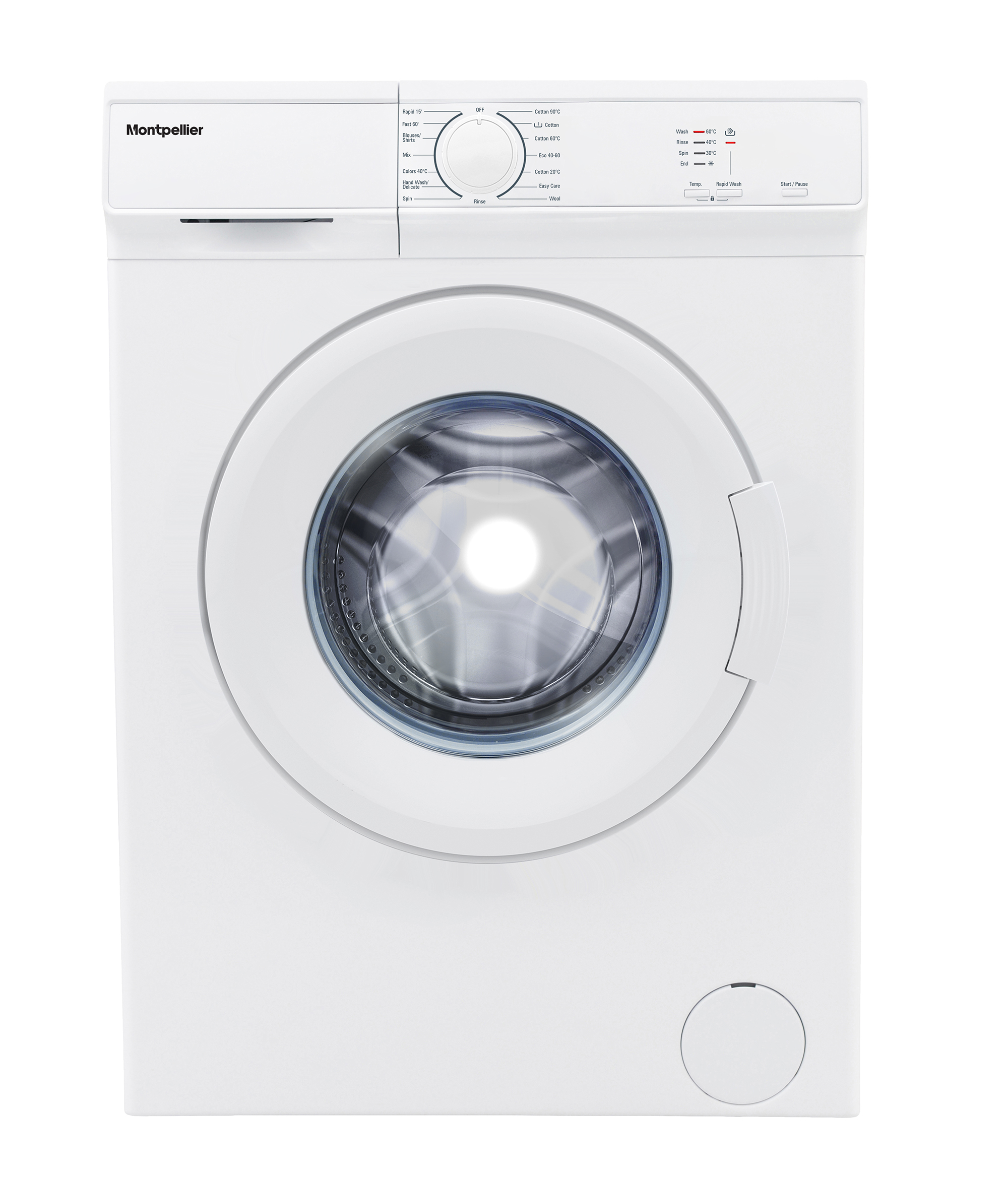 Montpellier MWM6120W 6kg 1200 Spin Washing Machine