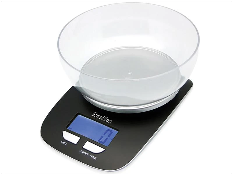 Terraillon 14643 Classic Bowl Kitchen Scales in Black