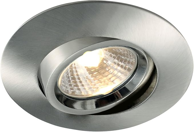 Saxby Adjustable Ceiling Downlight Satin Nickel