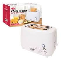 Quest White 850w 2 Slice Toaster 