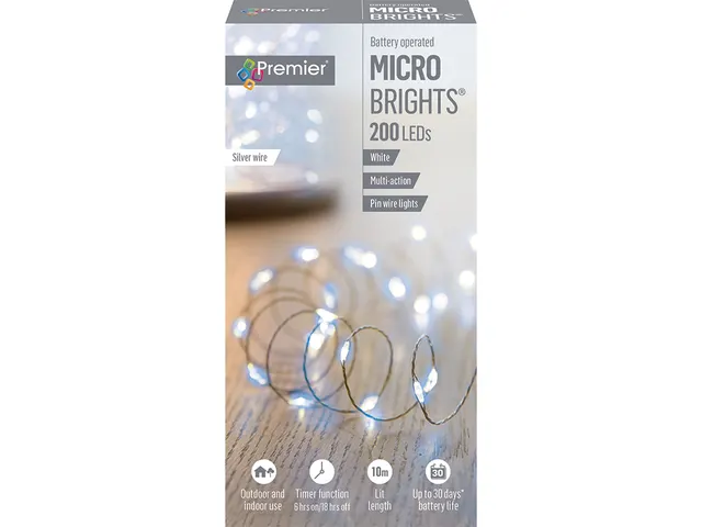 Premier Battery Multi-Action Micro Bright 200 LED White 