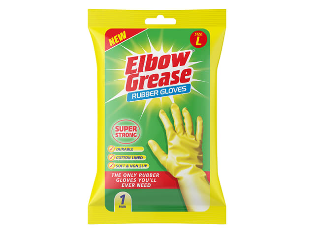 Elbow Grease EG26 Super Strong Rubber Gloves Large 0651480