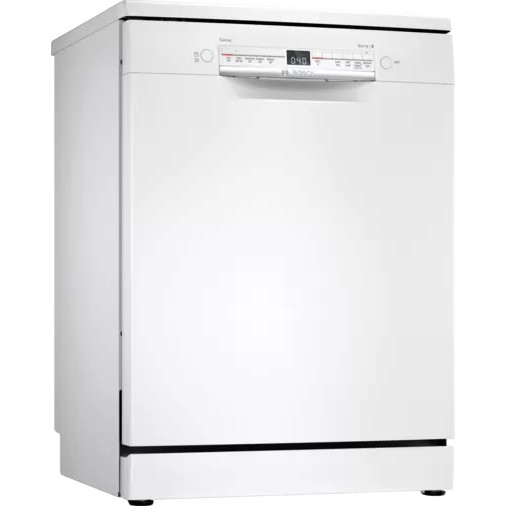 Bosch SGS2HVW66G Full Size Dishwasher with Cutlery Drawer - White - 13 Place Settings