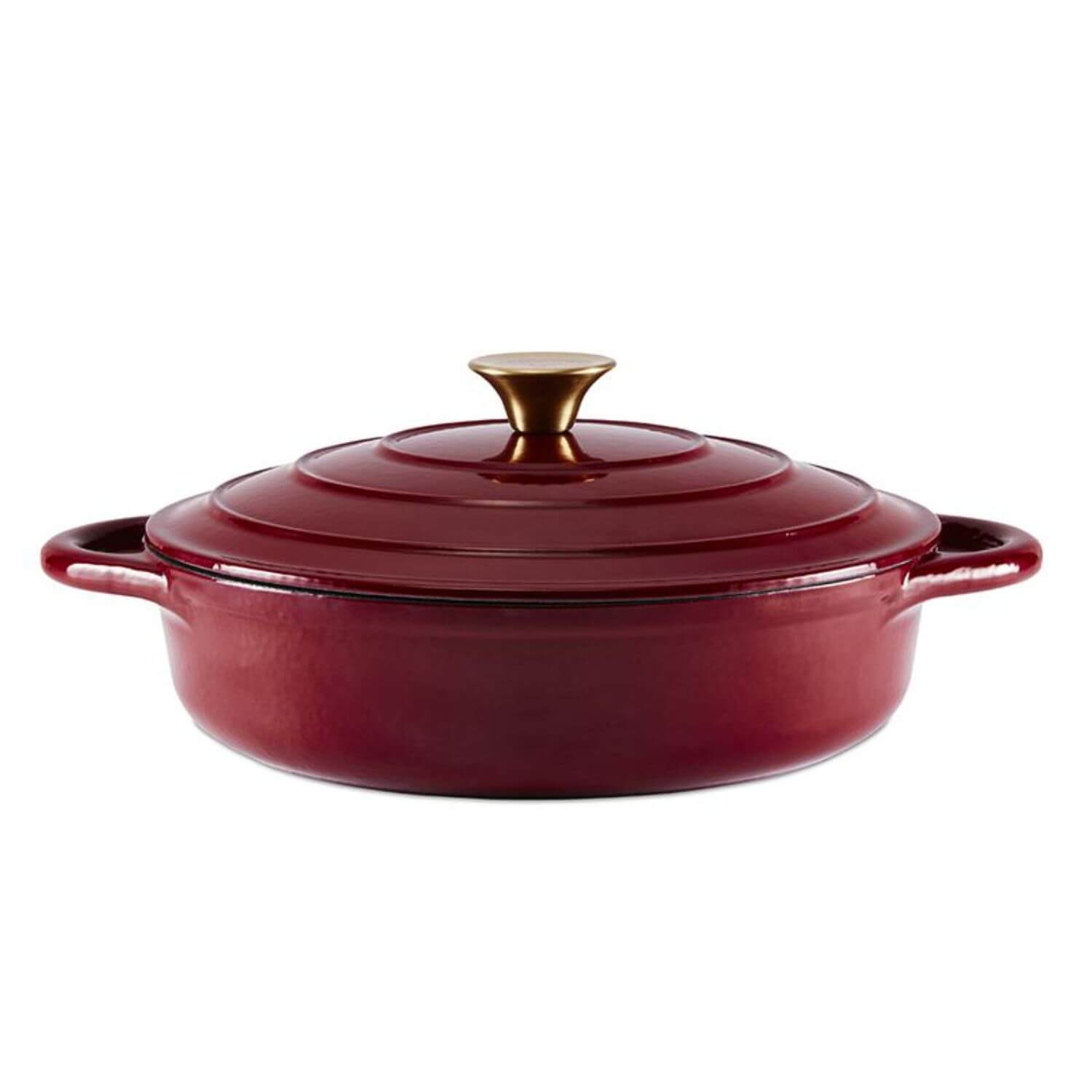 Tower RED Barbary and Oak by Tower Foundry 28cm Shallow Casserole Cast