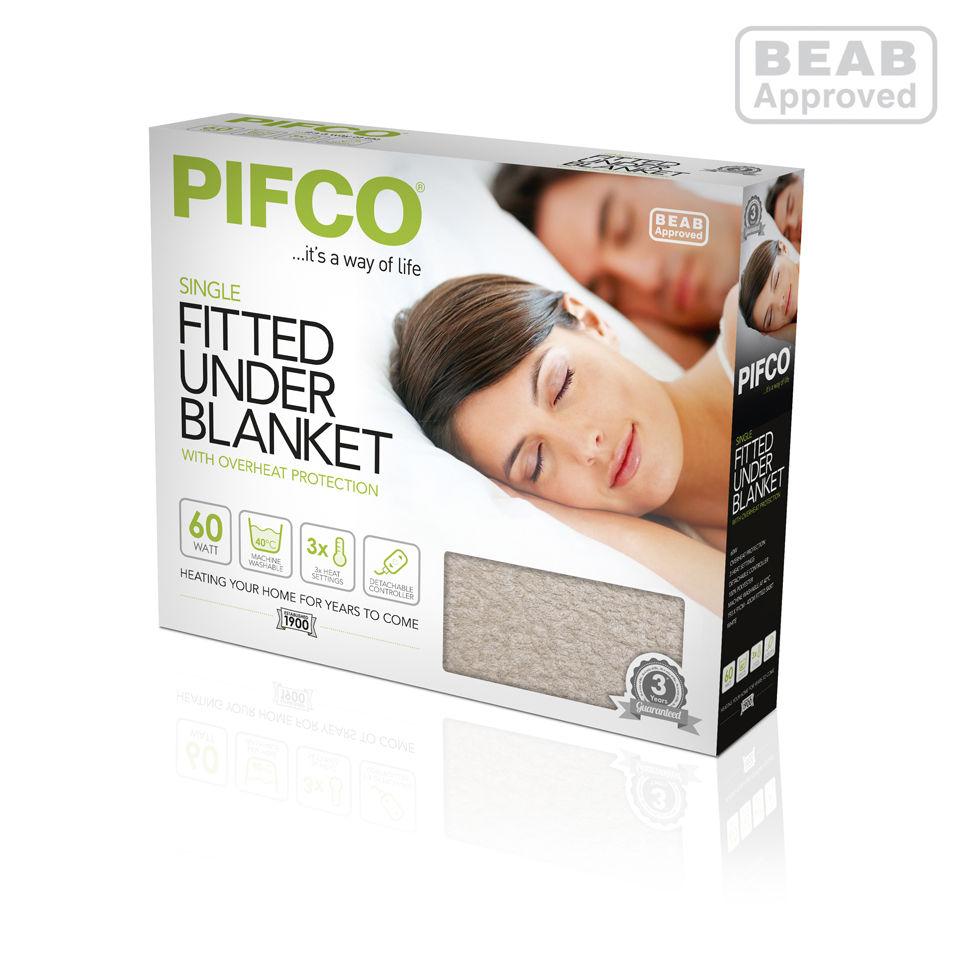 Pifco 60w Single Fitted Underblanket 
