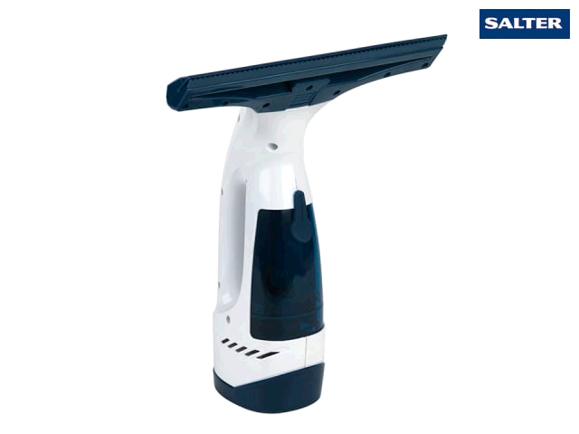Salter 5955506 Window Cleaning Vacuum SAL0012V2 Salter Rechargeable 10W, White/Navy 