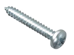 Forgefix 1 1/4" x 10 Self Tapping Screw (Pack of 12) Zinc Plated 