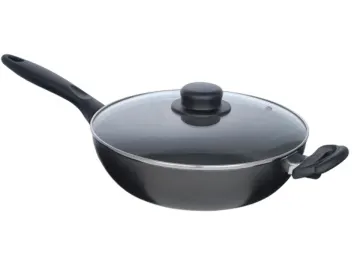 Pendeford Bronze non stick frying pan and glass lid, 28cm Diameter 4920514