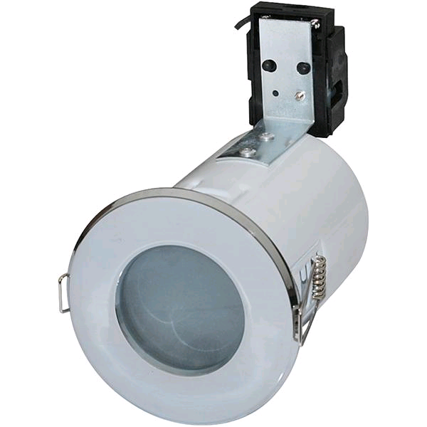 Robus LV Fire Rated Shower Downlight White Multipack 
