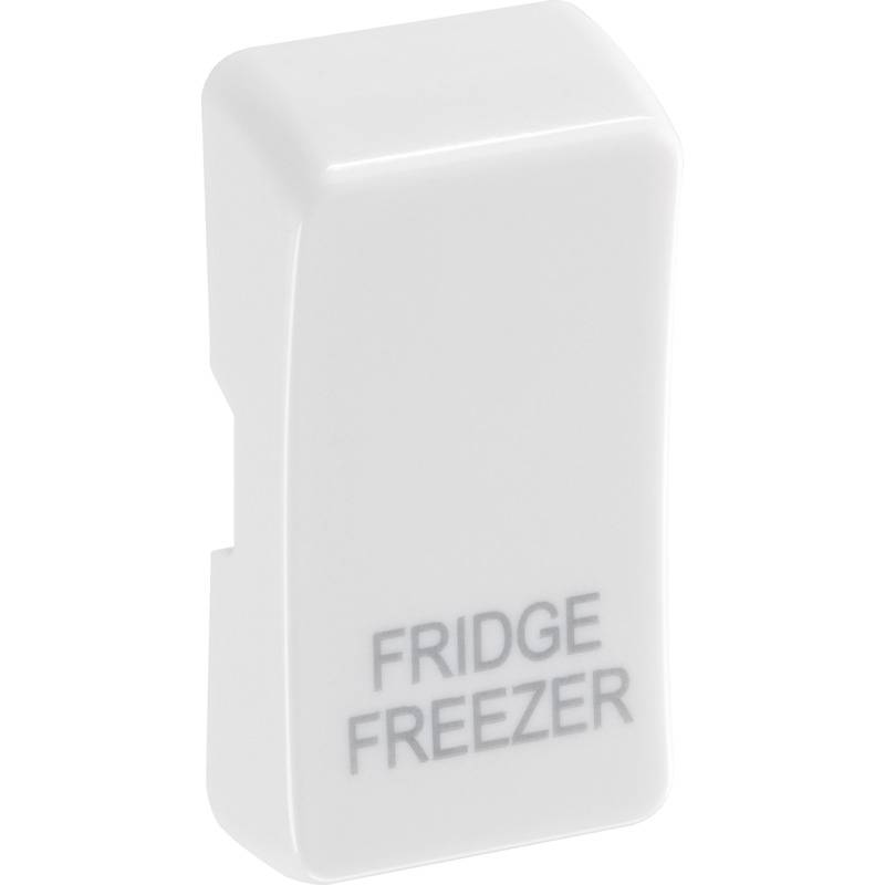 BG Grid Rocker Switch FRIDGE FREEZER White 