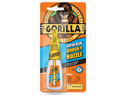 Gorilla Superglue Brush & Nozzle 12g 