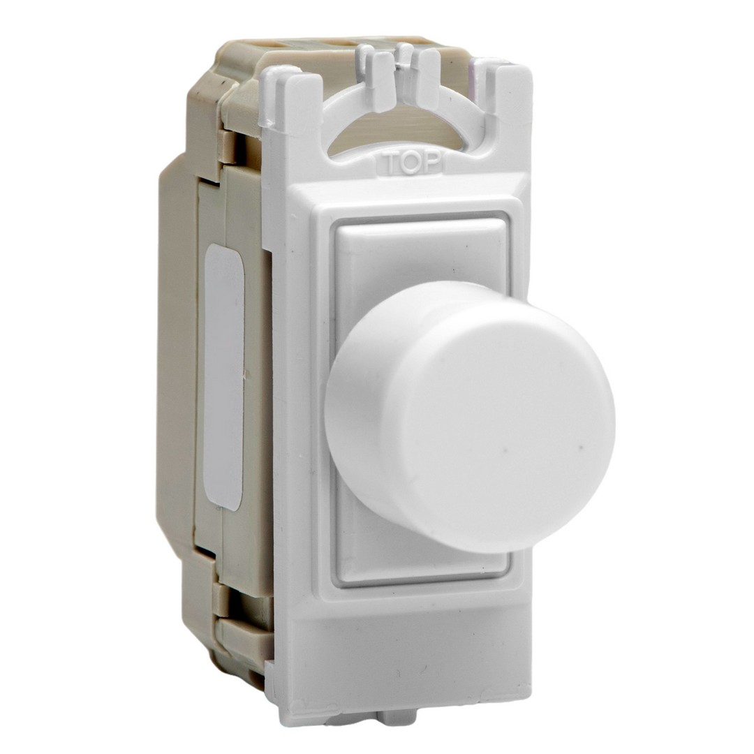 Varilight 1Gang 2Way 400W Dimmer White (Power Grid)