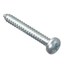 Forgefix 1 1/2" x 10 Self Tapping Screw (Pack of 10) Zinc Plated 