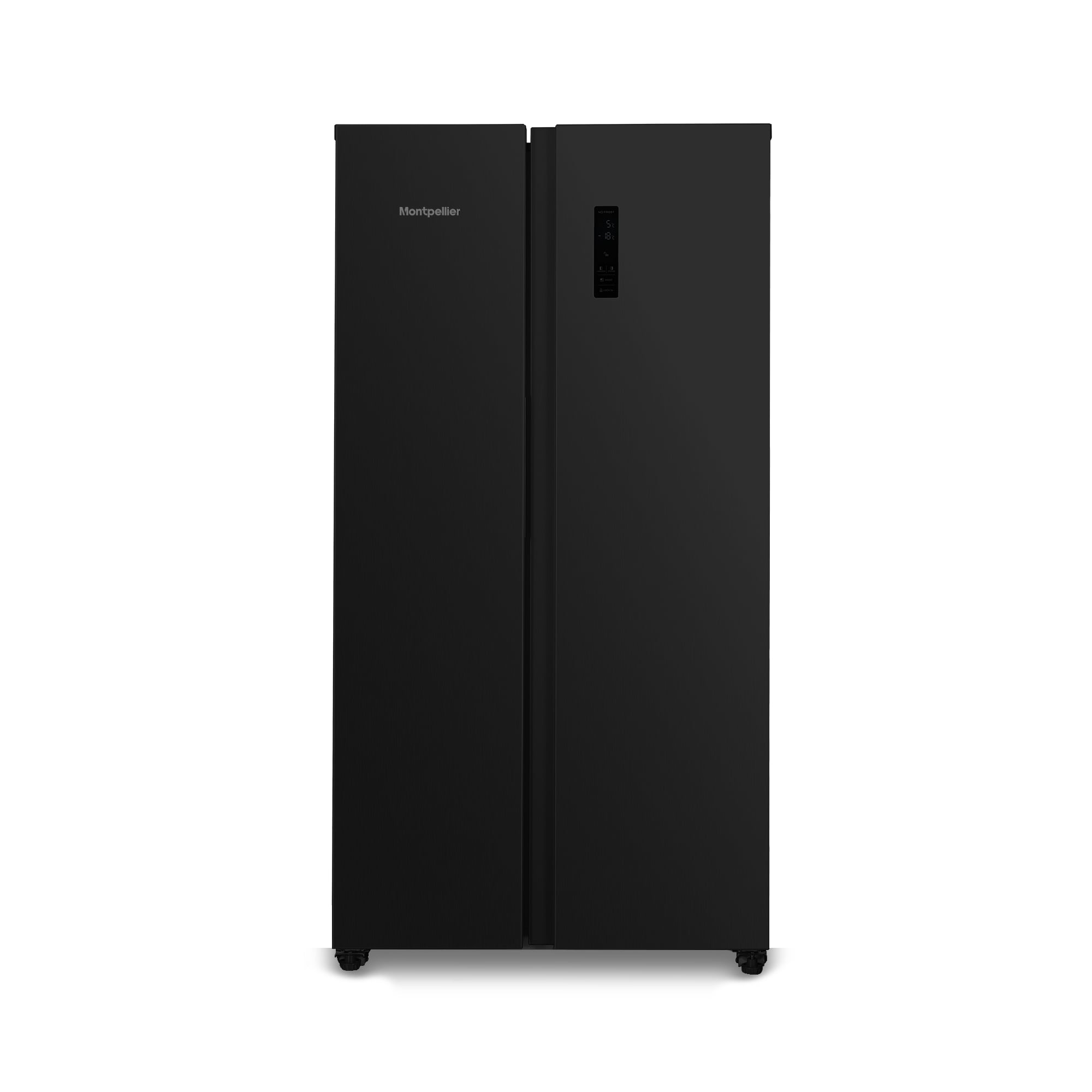 Montpellier MDAXD183DX 83cm Wide Cross Door Fridge Freezer In Dark Inox