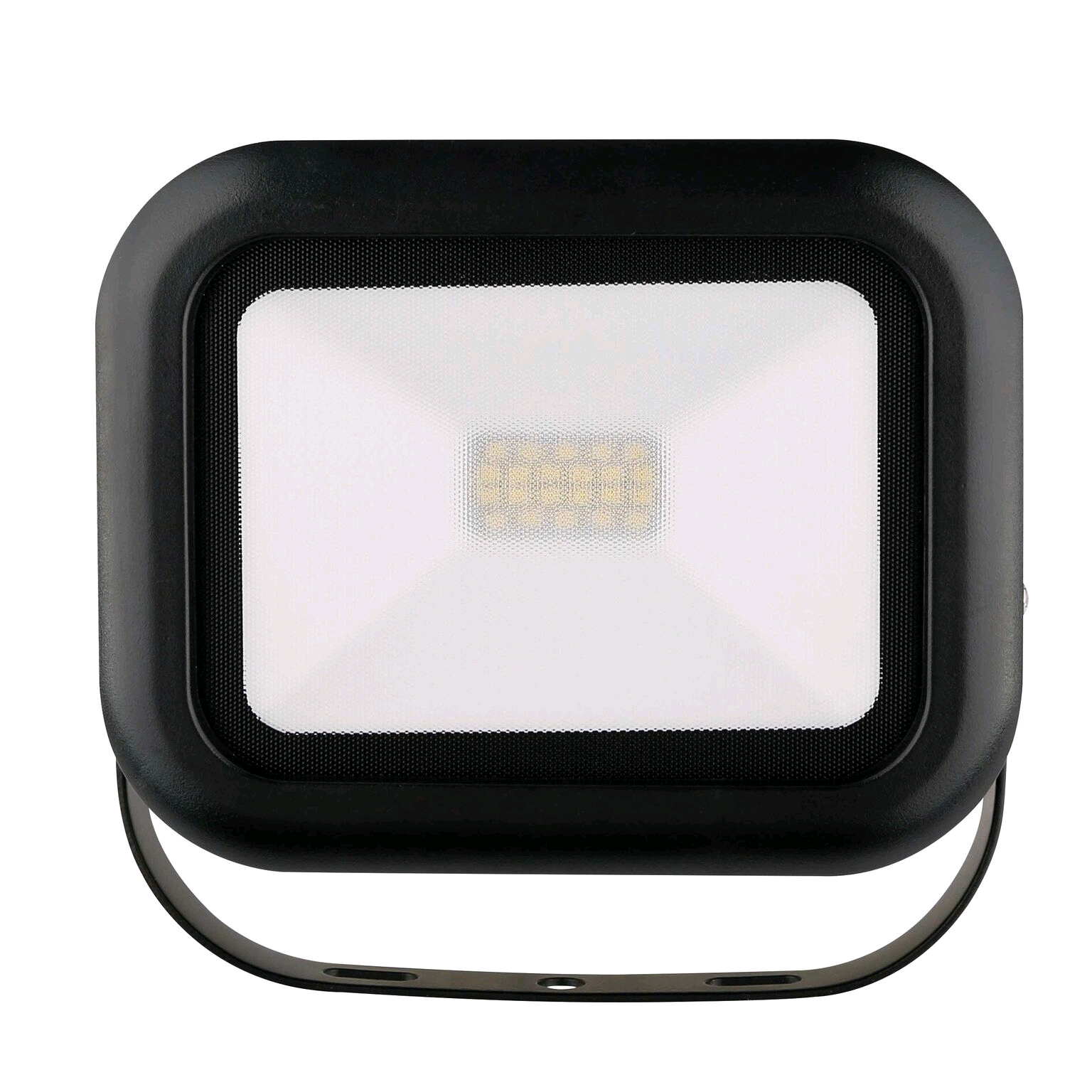 Niglon 10W Polycarbonate Flood LED Black IP65 Warm White 