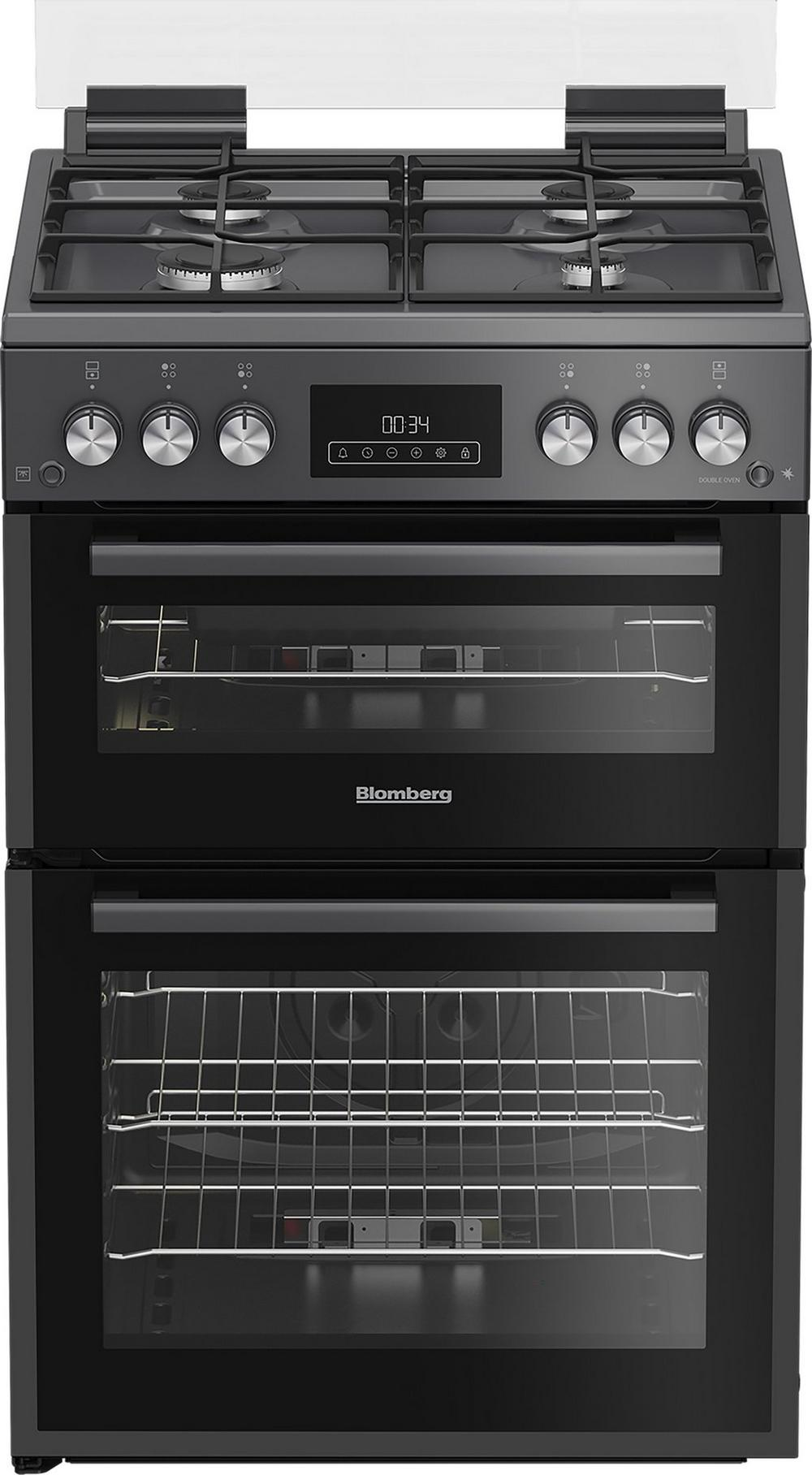 Blomberg GGRN655N Double Oven Gas Cooker Anthracite