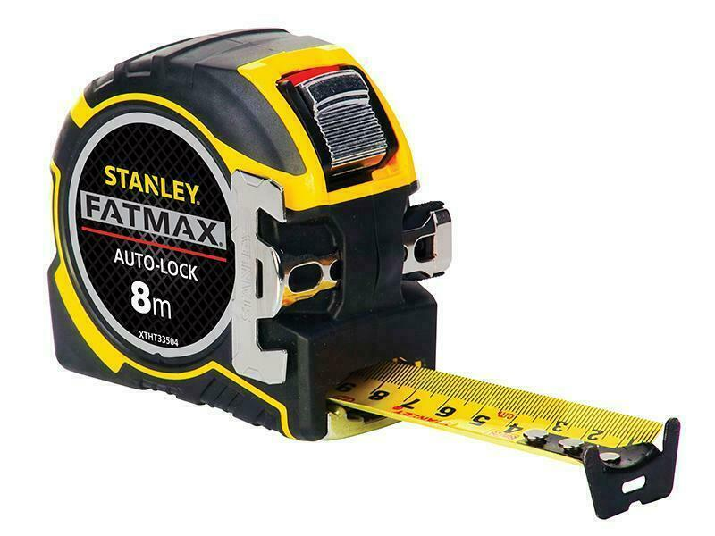 Stanley 8m/26ft FatMax Autolock Tape Measure 
