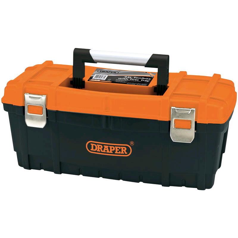 Draper 24in Toolbox Organiser Tray Orange 