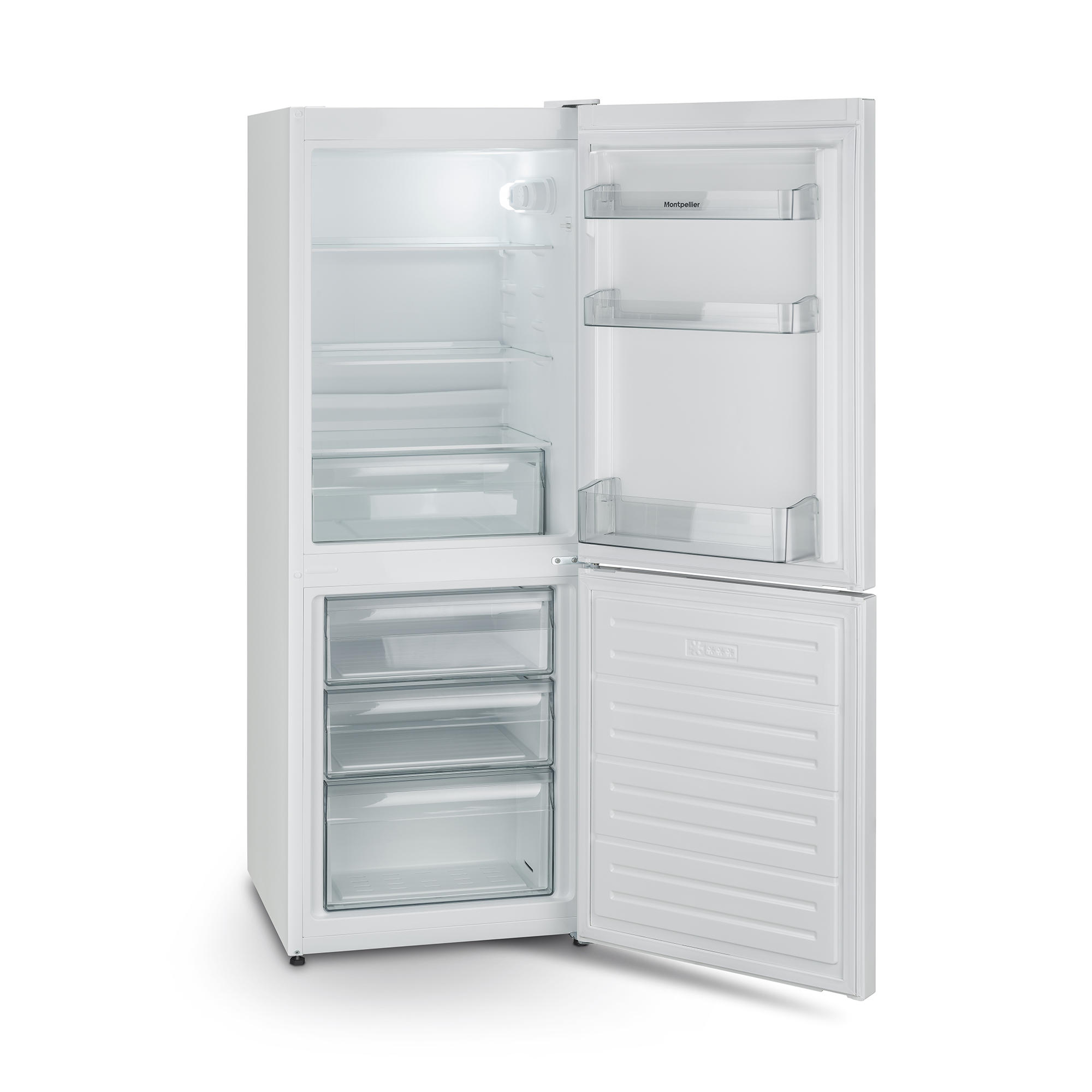 Montpellier MS155EW Low Frost Fridge Freezer in White
