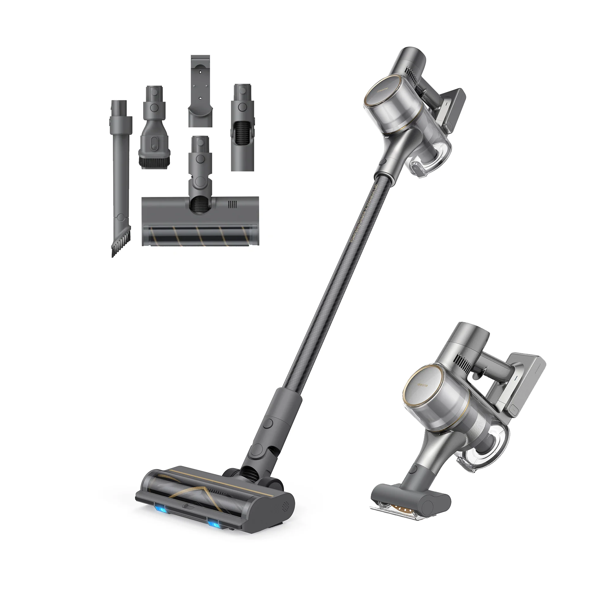 Dreame DRMVTV97A R20 Cordless Stick Vacuum - 90 Minutes Run Time - Grey VTV97A