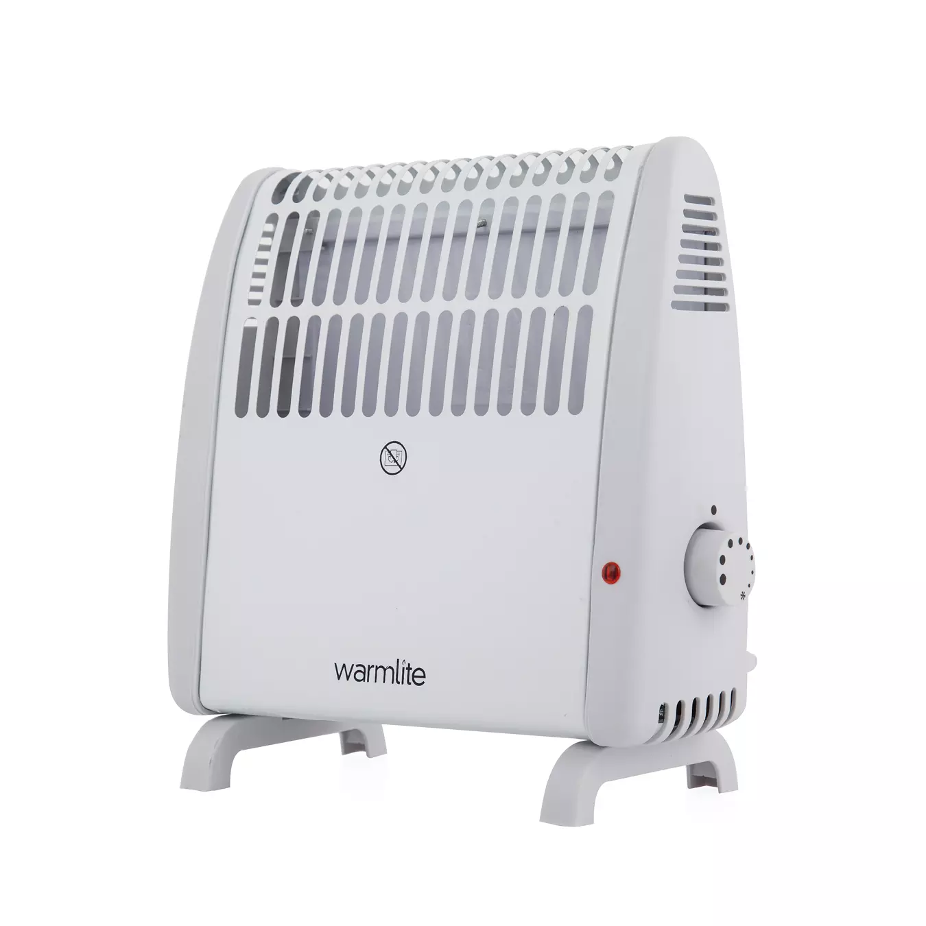 Warmlite Compact Convection Heater, 450W Freestanding or Wall Mountable with Anti-Frost Protection, White