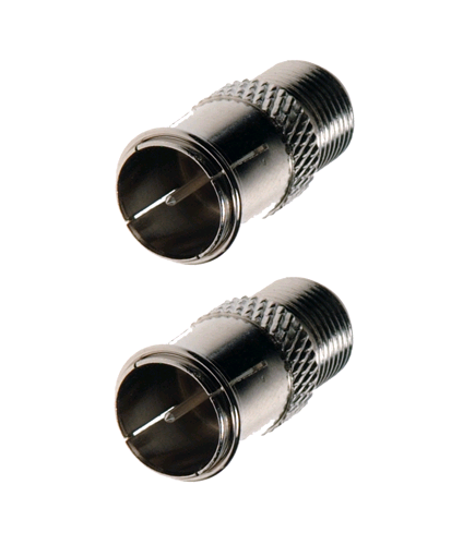 Maxview Push on F Connector 2pk