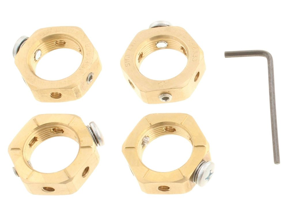 Wiska 25mm Brass Earthing Nut EN25 (sold each)