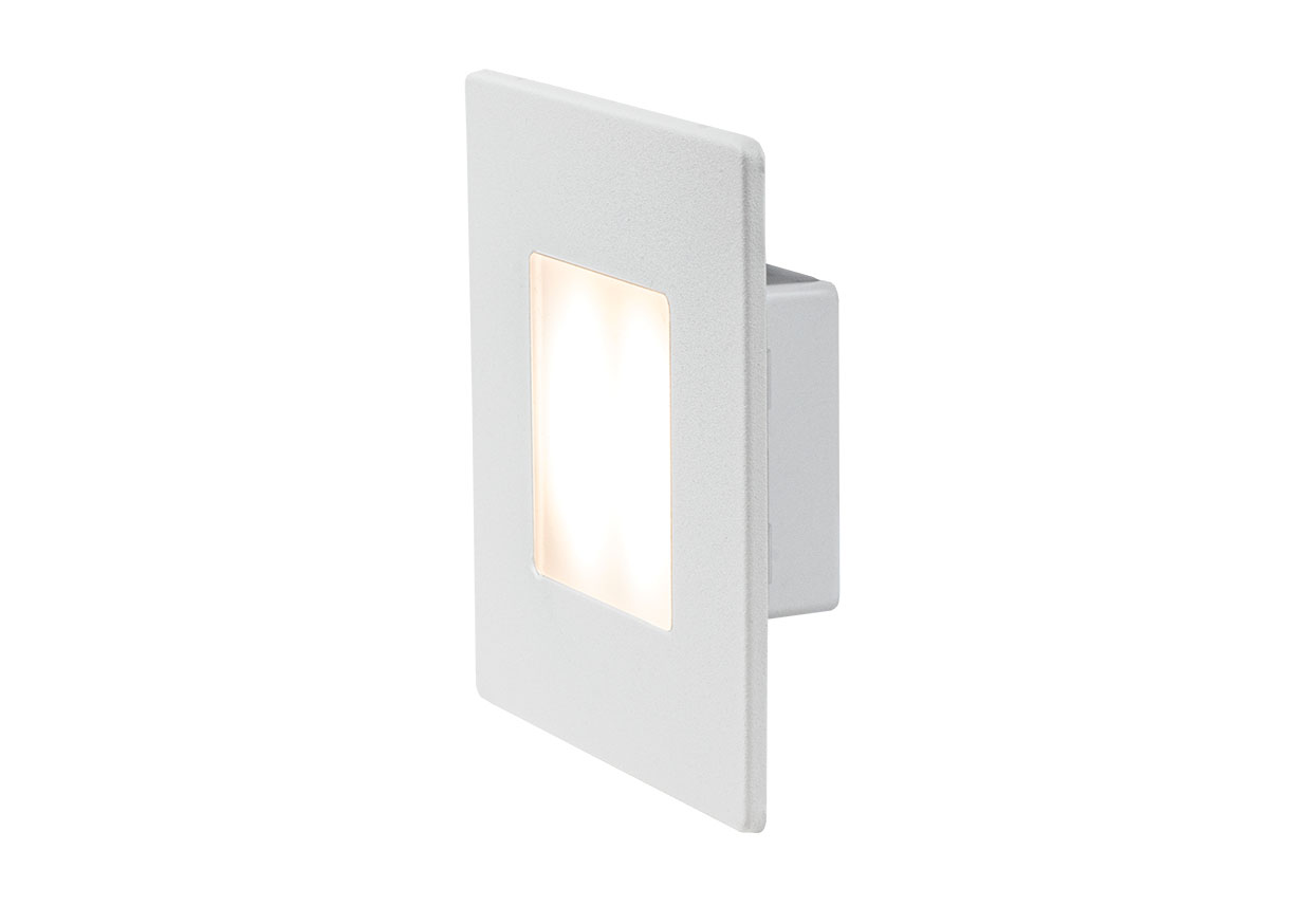All LED Trafalgar 3w CCT LED Square Low Level Light White IP54