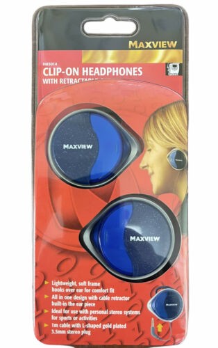 Maxview Clip on Headphones 