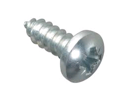 Forgefix 1/2" x 10 Self Tapping Screw (Pack of 25) Zinc Plated 