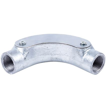 Galvanized Inspection Bend 25mm IB25G