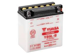 Yuasa Motorcycle Battery 12V 9Ah  YB9L-B